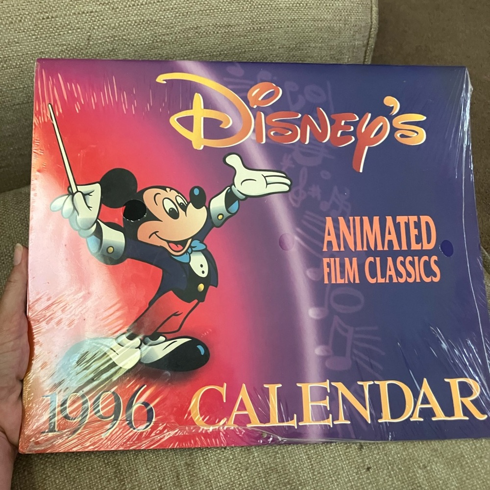 Disney animated classics 1996 calendar sealed